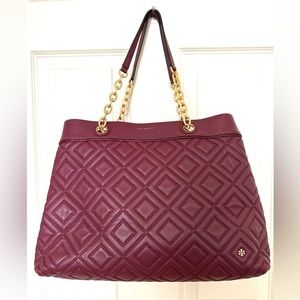 Tory Burch Fleming Triple-Compartment Tote